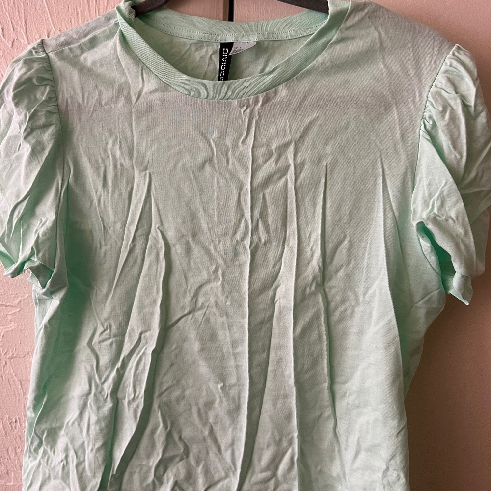 Mint green shirt from H&M